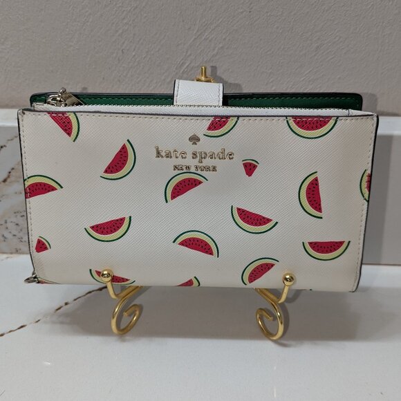 Kate Spade Staci Watermelon Party phone wallet/wristlet. EUC! - Picture 1 of 8
